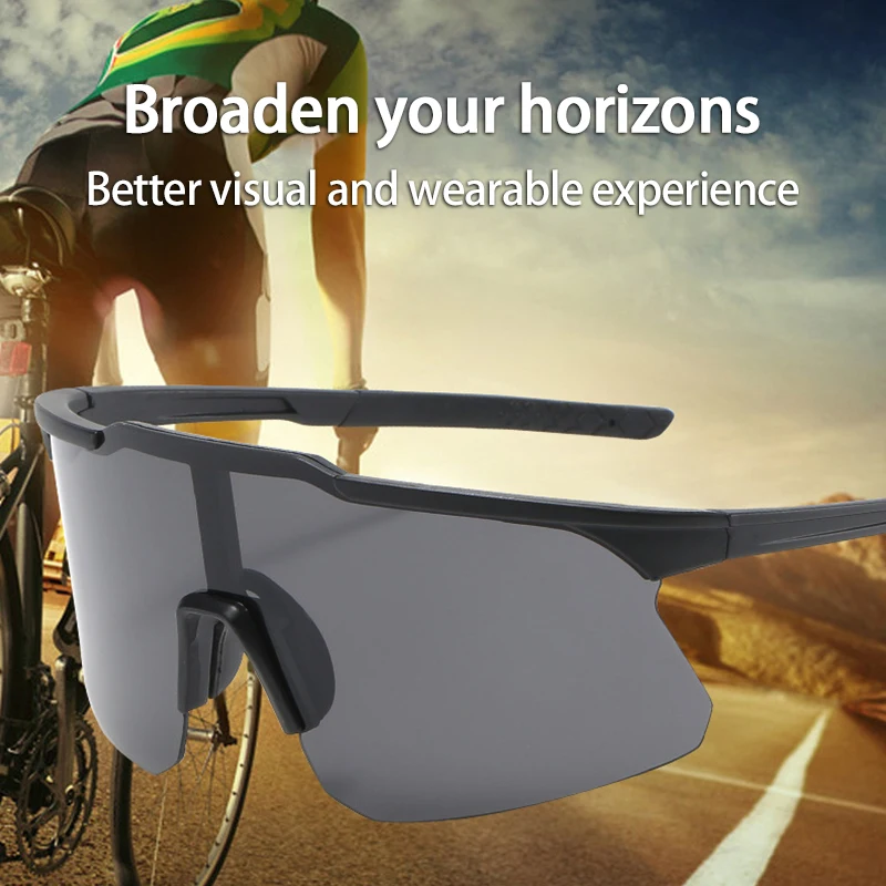 

Fashion Riding Protection Goggles Eyewear Polarized Sports Men Sunglasses Mountain Bike Bicycle Road Windshield Cycling Glasses