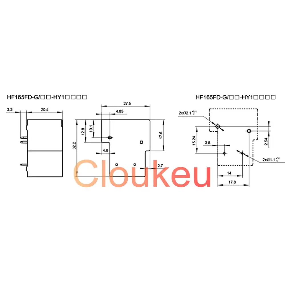 Реле HF165FD-G-5 12 24-HY1STF DC5V 12V 24V 40A 4pin | Обустройство дома