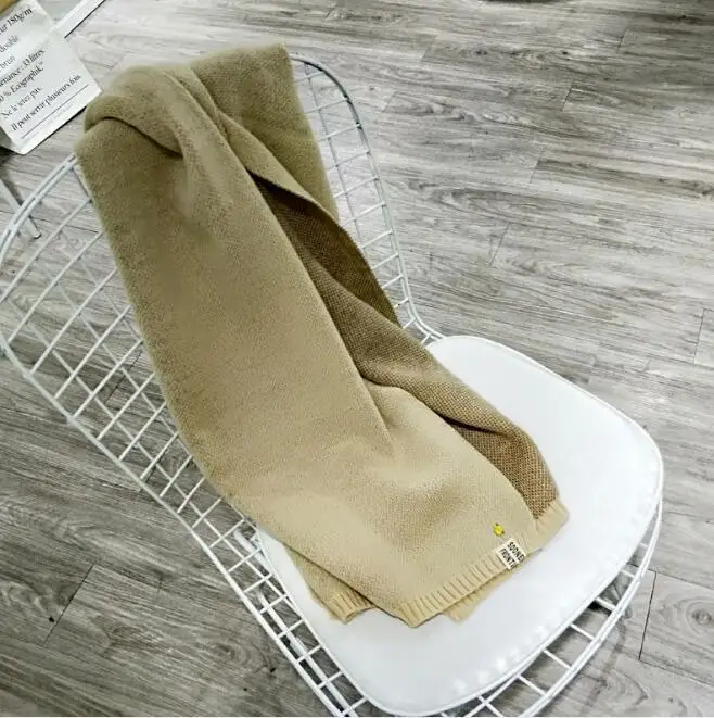 

Scarf female winter wild student long thick knitted woolen scarf