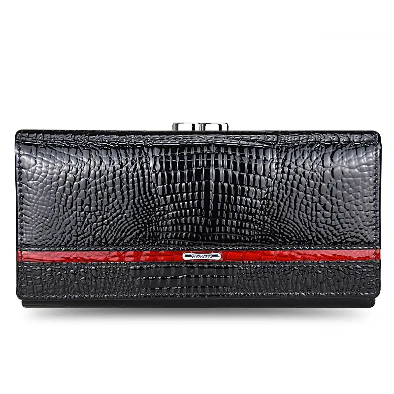 

Женский кошелек из натуральной кожи, многофункциональный клатч для женщин, брендовые бумажники, кредитница, чехол для телефона