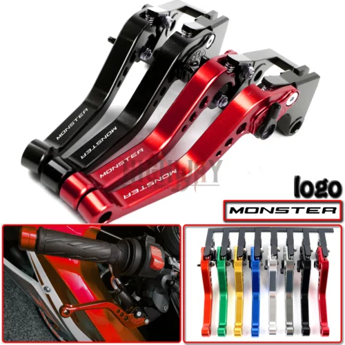 

Motorcycle CNC Aluminum Brake Clutch Levers Adjustable Short Lever for Ducati Ducati Monster 797 2017-2020 Monster797
