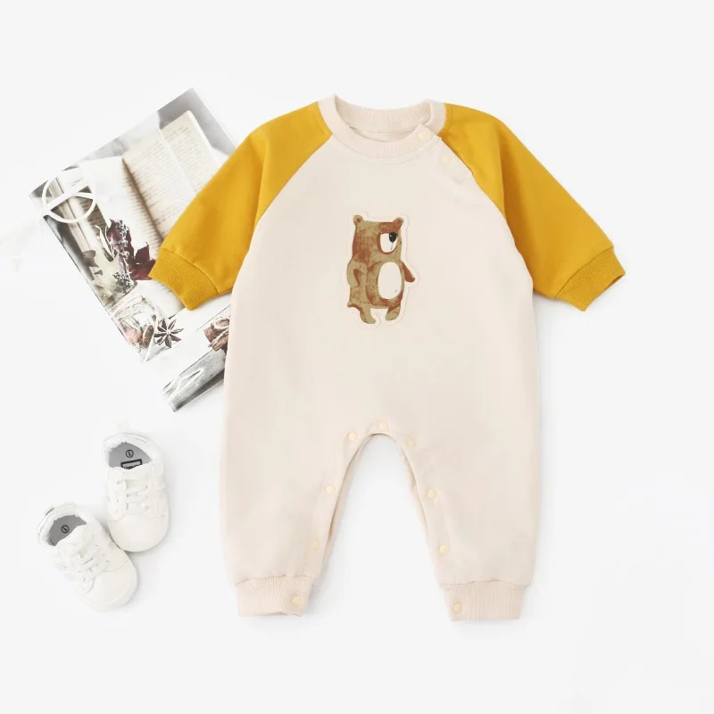 Осенняя одежда для новорожденных наряды маленьких мальчиков и девочек