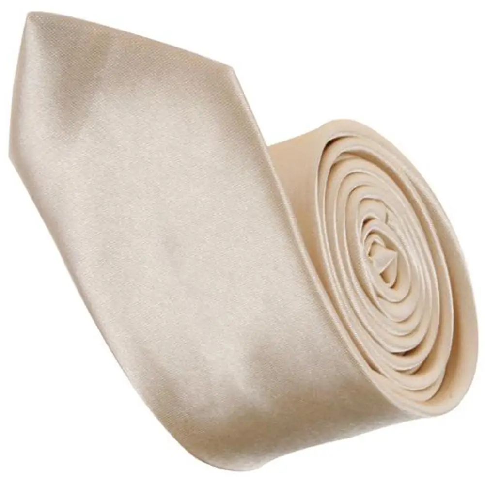 59" Polyester Neck Tie For Men Solid Beige 5cm Gravata Slim Narrow Necktie Men's Classic Social Event Lot Bow Ties | Аксессуары