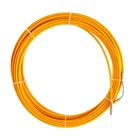 Стекловолоконный Электрический кабель 10 м20 м30 м 6 мм, толкатели, желтая кабельная катушка, змея, руля, рыболовная лента, провод, нитка, вспомогательный инструмент