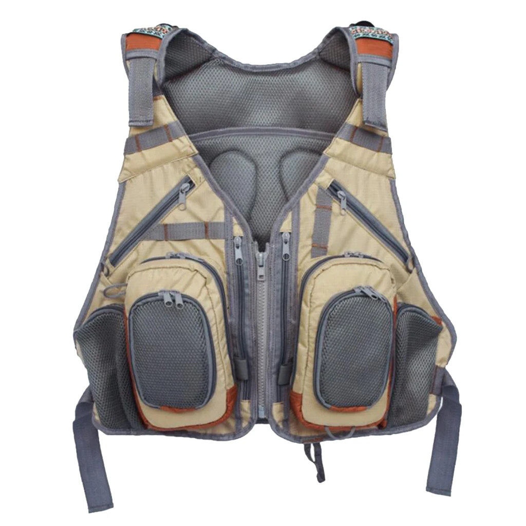

Outdoor Waistcoat Travel Gilet Hunting Shooting Fly Fishing Vest Backpack