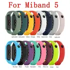 16 видов цветов сменный ремешок для Xiaomi Mi Band 5 силиконовый браслет для Xiomi Mi Band5 смарт-Аксессуары