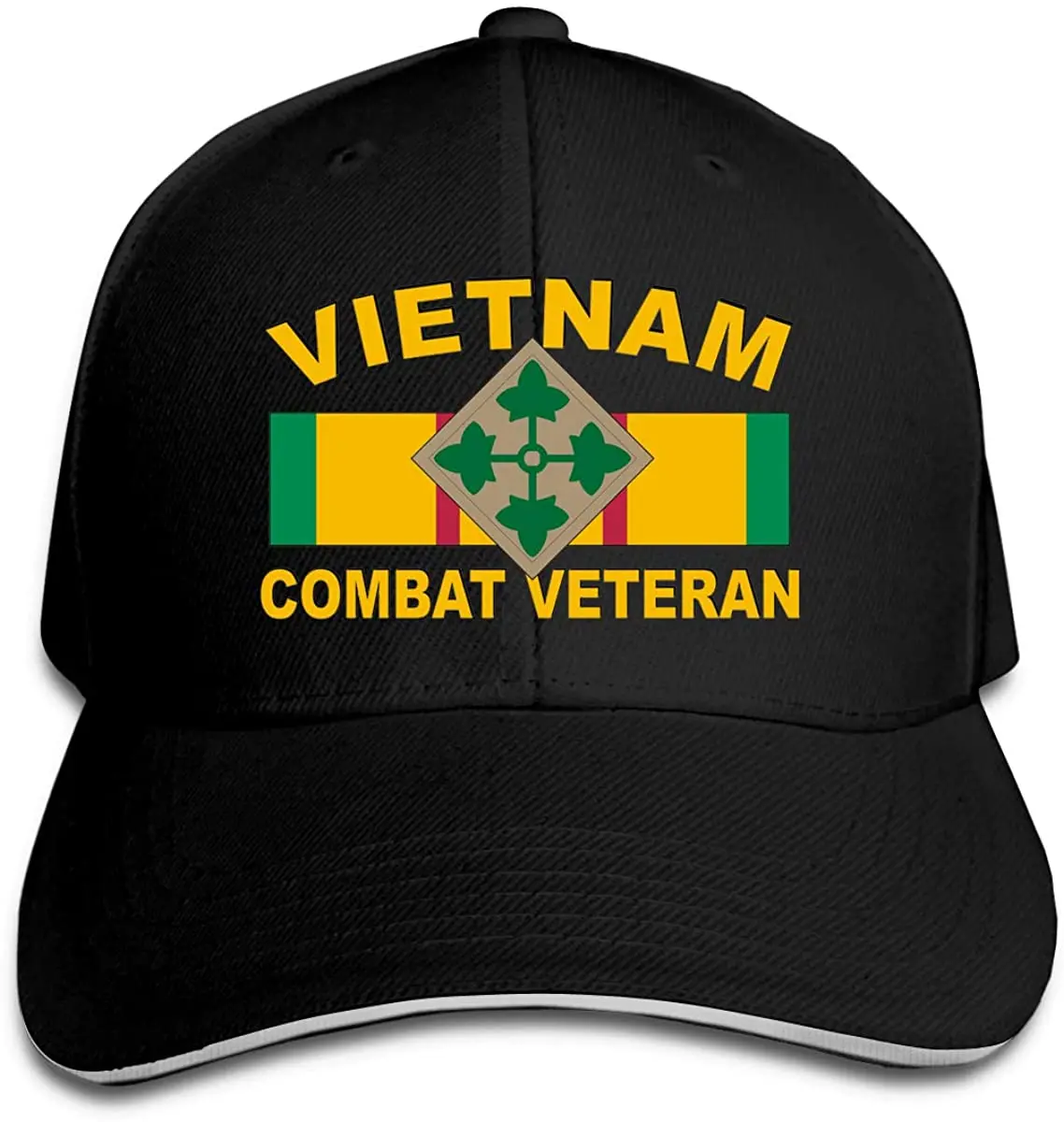 

4th Infantry Division Vietnam Veteran Unisex Hats Trucker Hats Dad Baseball Hats Driver Cap
