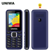 UNIWA E1801 Dual SIM Dual standby 1.77 800mAh Rear Camera MP3 MP4 FM with Flashlight Loud Speaker 8 Days Standby Senior Mobile