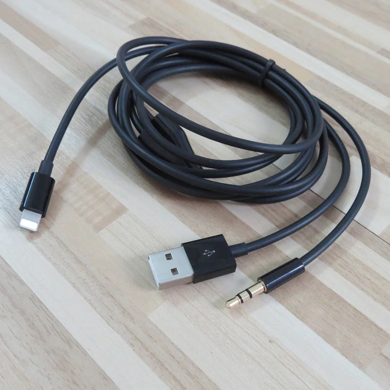 2 м 6 футов 8 контактов до 3 5 мм разъем Премиум вспомогательный аудио и USB-кабель для
