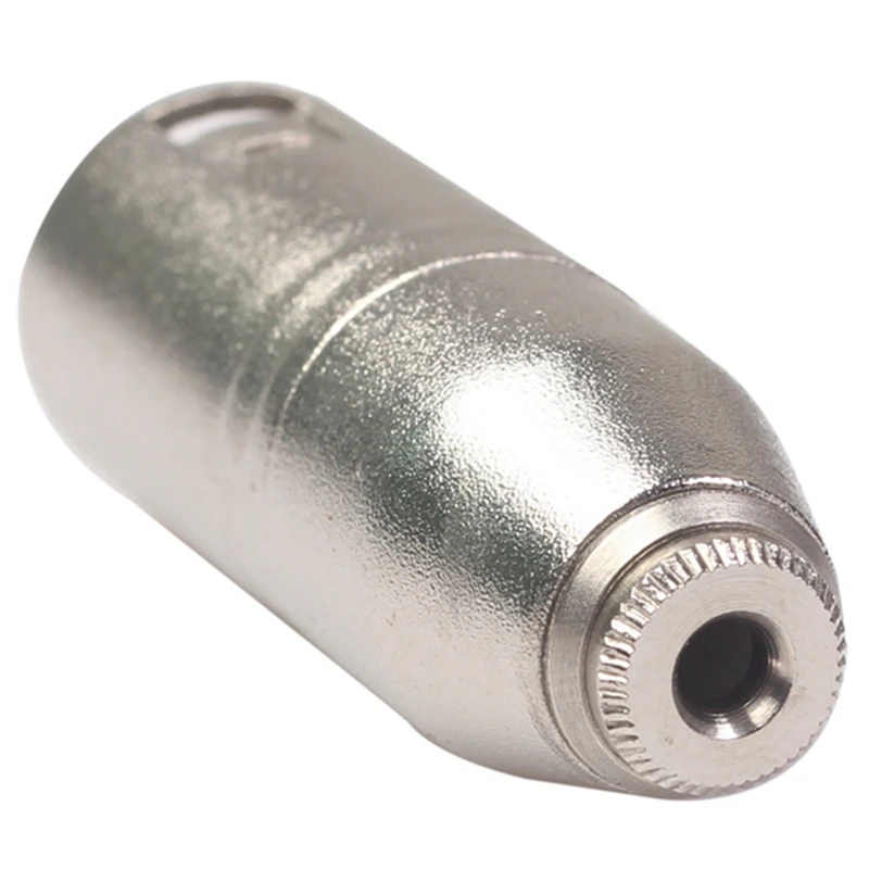 3.5MM Female to Big Three-Core Balanced XLR Male Audio Adapter for Mixer Camera Microphone Equipment | Электроника
