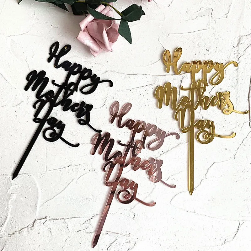 Новый Счастливый День матери арильного Best мама торт топпера лучший I Love Mama