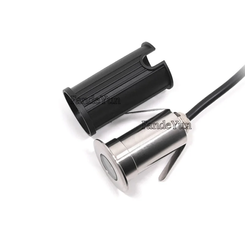 IP68 светодиодный подземный светильник 1 Вт 3 напольный для сада дорожки уличный