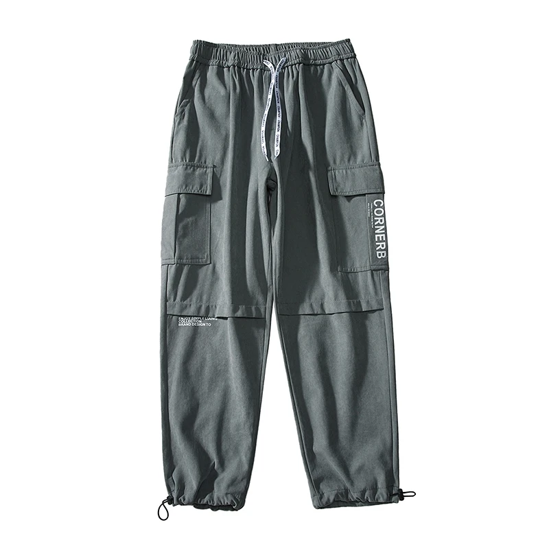 

Men Streetwear Drawstring Harem Pants Men Baggy Jogging Pants Japanese Style 2021 New Male Trousers Sweatpants Men Clothing