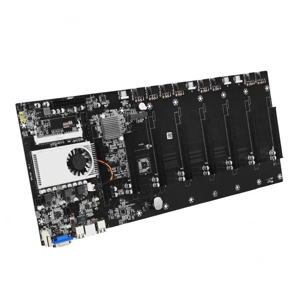 Семейная материнская плата для майнинга SATA 3 0 8 GPU PCI-E 16X USB 2 DDR3 ПАМЯТЬ встроенный