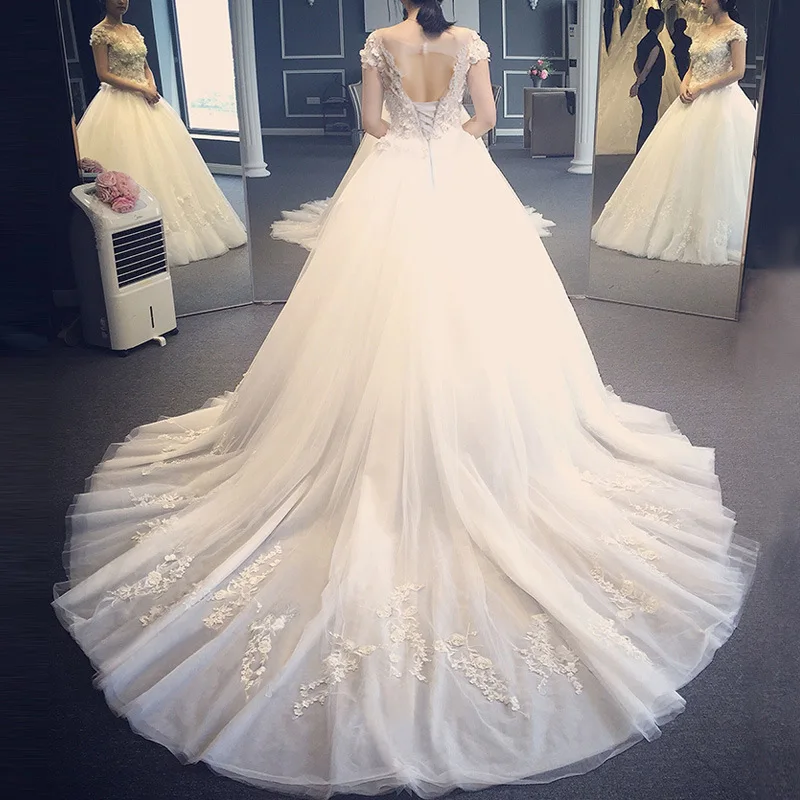 Платье знаменитостей Vestidos свадебное платье 2020 новое корейское принцессы с