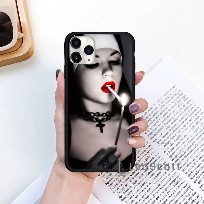 

Sister Nun Phone Case for iPhone 11 12 mini pro XS MAX 8 7 6 6S Plus X 5S SE 2020 XR