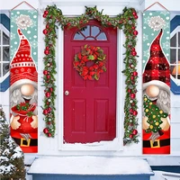 outdoor merry christmas porch door banner hanging ornaments christmas decoration for home xmas navidad 2021 happy new year 2022