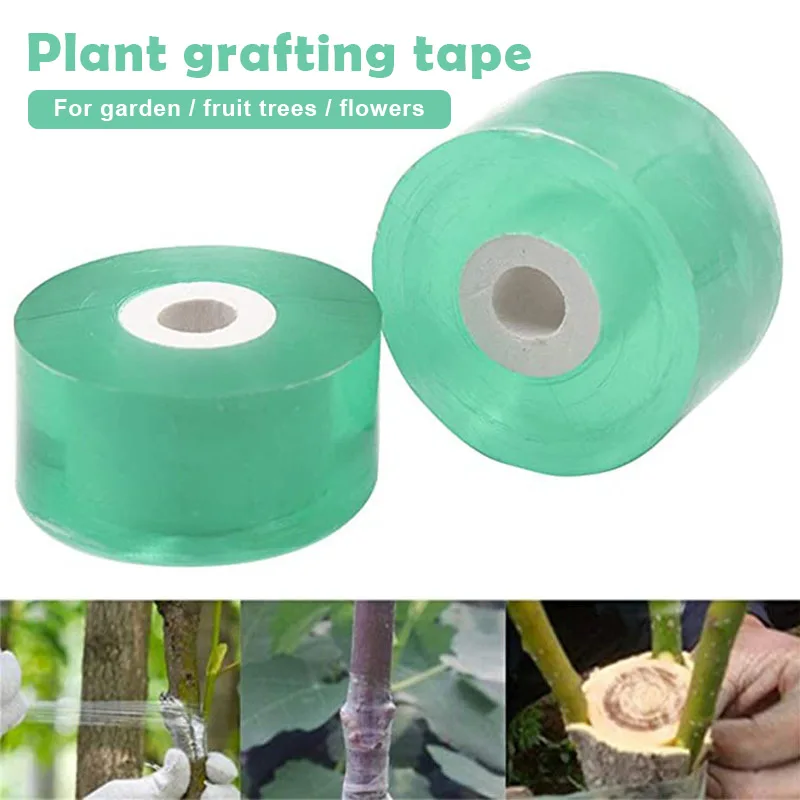 

Grafting Tape 2 Pcs Stretchable Garden Plants Tape Self-adhesive Film Tape For Fruit Trees Seeding Nursery Adhesive 3/4/5cm*100m
