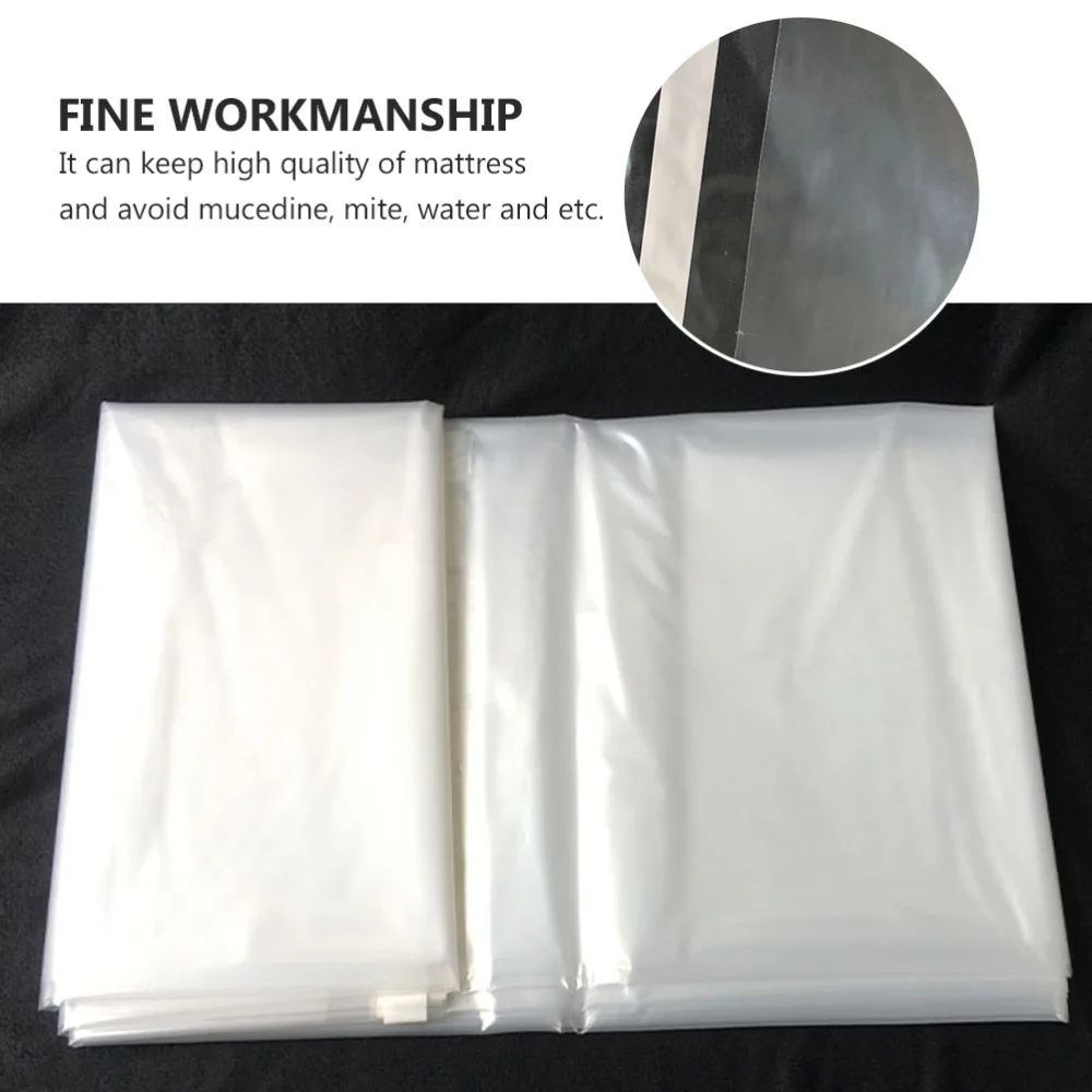 

1 Pc PE Self-adhesive Double Thickness Mattress Protective Cover (Transparent)