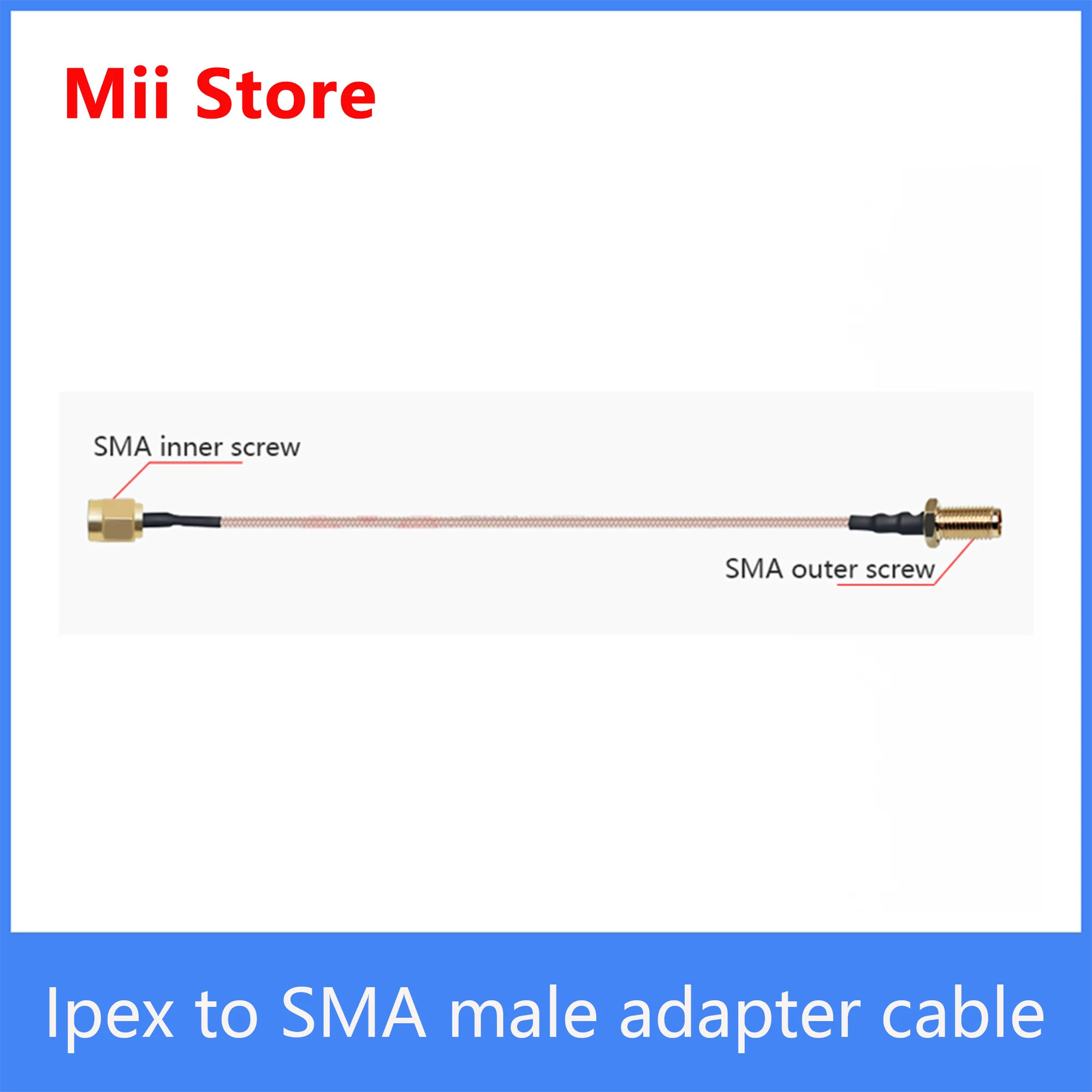 Кабель-переходник IPEX-SMA типа папа с поддержкой Wi-Fi | Компьютеры и офис