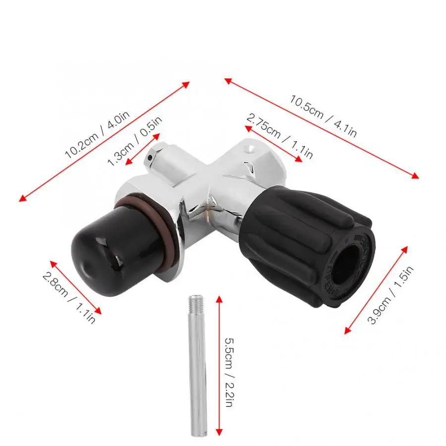 Цилиндр для дайвинга латунный новый цилиндрический клапан 250 бар воздушная