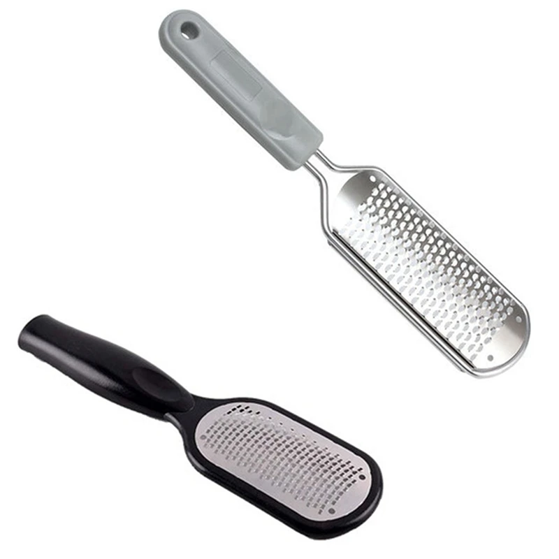 

HOT-2 Pcs Colossal Foot Rasp Foot File and Callus Remover,Best Foot Care Pedicure Metal Surface Tool Black & Silver