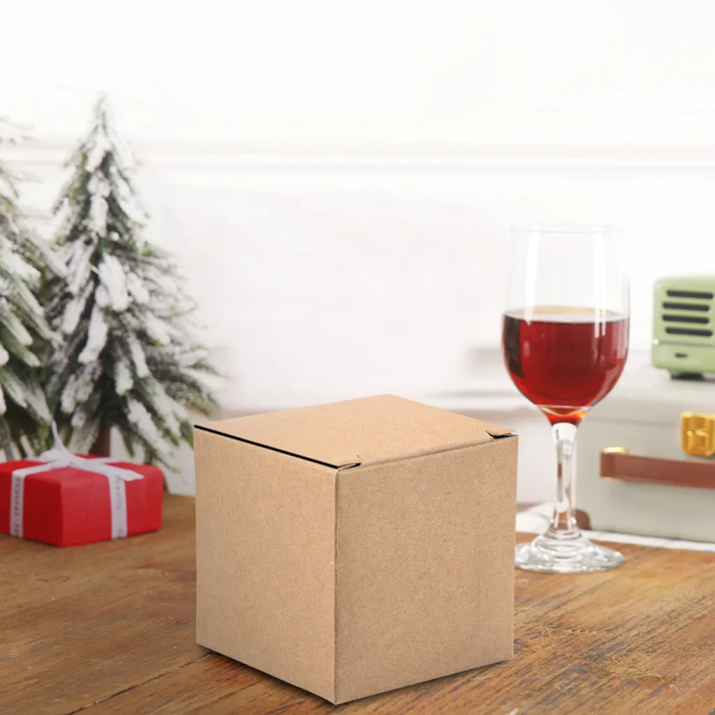 Подарочные упаковочные коробки из крафт бумаги пустая коробка для мыла