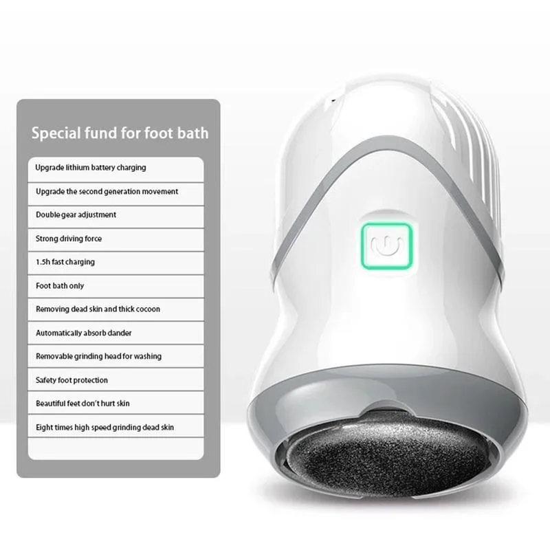 

Electric Foot Sharpener USB Rechargeable Electric Foot Files Dead Callus Clean Tool Remover Adsorption Grinder Skin Foot Va G3Z0