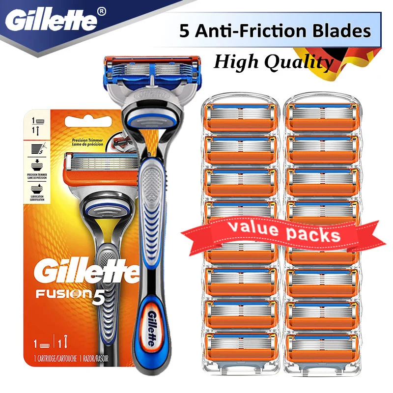 

Safety Straight Razor Gillette Fusion 5 Shaving Machine Face Shaver Cassettes For Men With Blades Shave Case For Beard Shavette