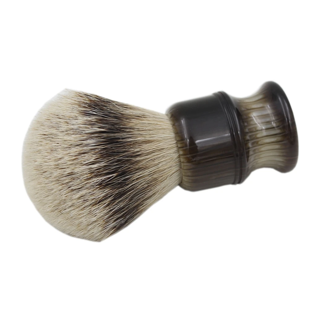 Кисть для бритья из искусственного гудка с полимерной ручкой|shaving brush|badger hair shaving