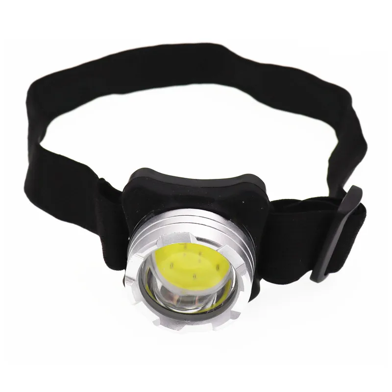 COB LED Headlamp USB Rechargeable Headlight Waterproof Head Lamp White Red Lighting with Built-in Battery images - 3