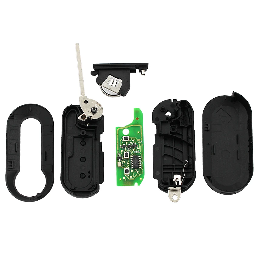 Новый Сменный 3 кнопочный раскладной умный Автомобильный ключ складной