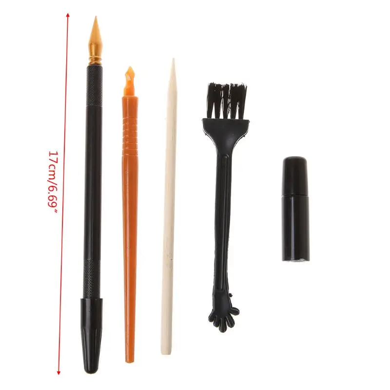 

5Pcs Painting Drawing Scratch Arts Set Stick Scraper Pen Tools Creative interesting DIY Necessaries Products New