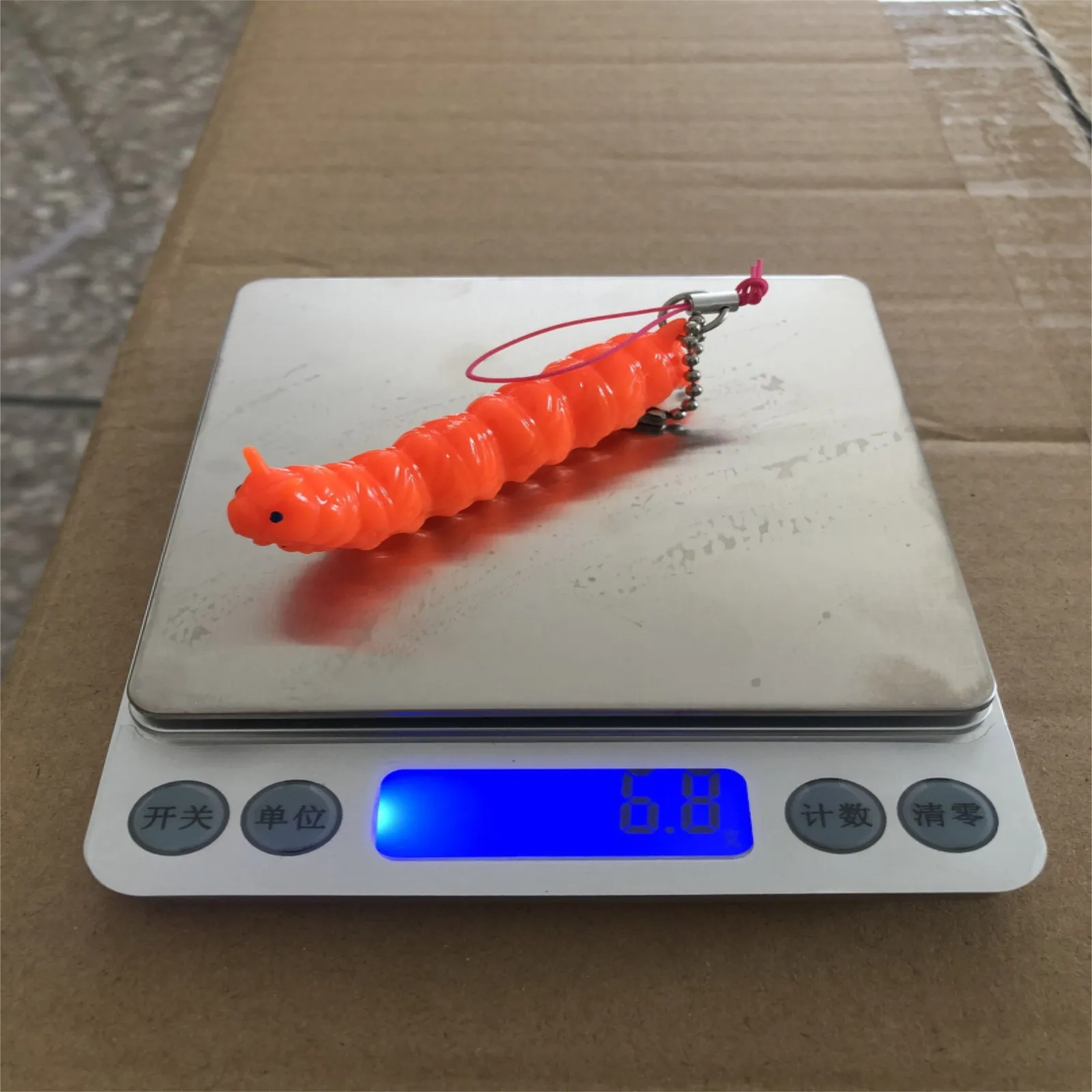 

2pcs Caterpillar Squeeze Toys Stress Relief Fidget Toy Improve Focus Officer Keychain Decompression Causal Kids Gifts Juguete