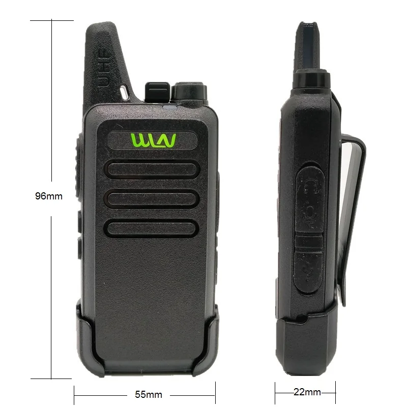 2 шт. WLN KD C1 Mini CB радио приемопередатчик Baofeng bf t1 рация UHF 400 470 МГц любительский