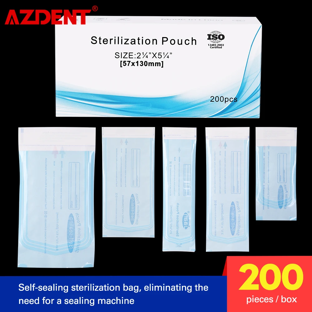 Медицинские пакеты для стерилизации 200 шт в коробке высокотемпературные оксидом