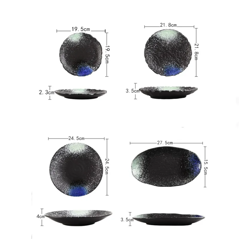 Японский стиль креативная индивидуальная керамическая посуда бытовая десертная
