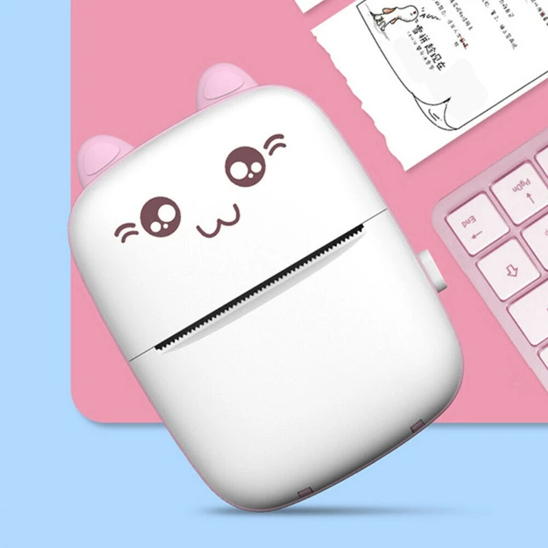 

Mini Portable For Mobile Phone Wireless Bluetooth Thermal Printer Photo Label Printer Paper Printed Sheet