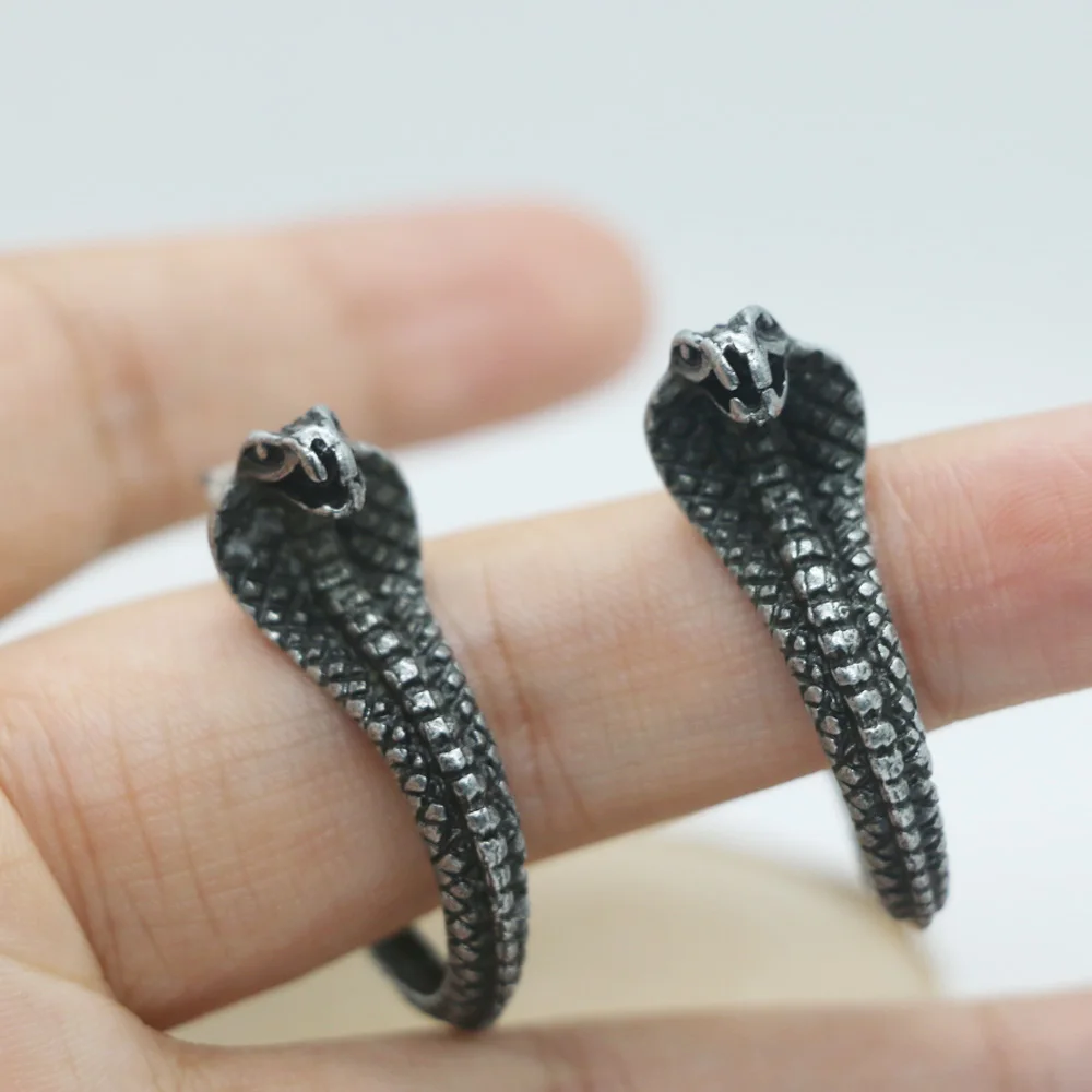 Богемный Готический племенной серьги-гвоздики в виде змеи для Для женщин мужчин