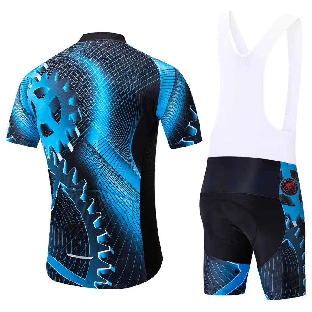 Велосипедная майка от компании teleyi набор велошорт Ropa Ciclismo мужские летние быстросохнущие Pro велосипедный майон Hombre Roupa брюки одежда