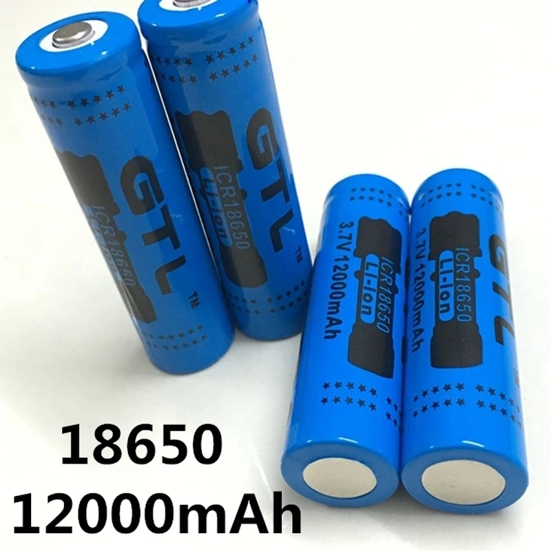 

100% New Original NCR18650B 3.7 V12000 mah 18650 Lithium Rechargeable Battery Large Capacity GTL EvreFire2021