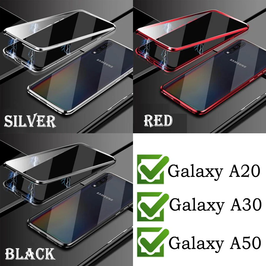 Для samsung galaxy A50 a30 a20 чехол s Магнитный чехол для телефона sansung glaxy 50 30 20 a a2 0 чехол s универсальная защита с защитой от падения