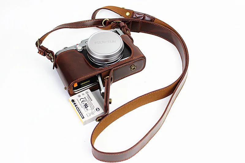 Роскошный чехол для видеокамеры Fujifilm X100 X100S из искусственной кожи сумка