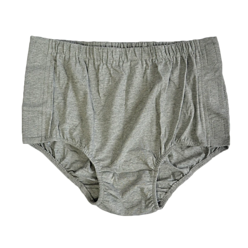 Многоразовые подгузники для женщин и взрослых недержания мочи защитное серое