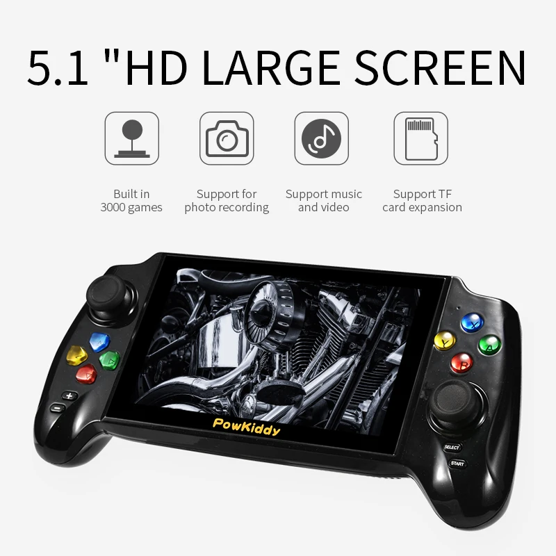 

1 шт. Новинка 5,1 дюймов X13 ностальгическая Ретро портативная игровая консоль двойной геймпад видеоигра Встроенная 3000 игра ТВ выход для детей