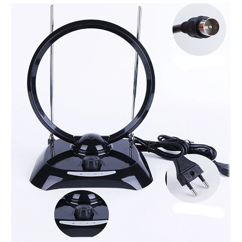 Новая 70 МГц DVB T цифровая внутренняя приемная ТВ Антенна широкий диапазон 100 240 в