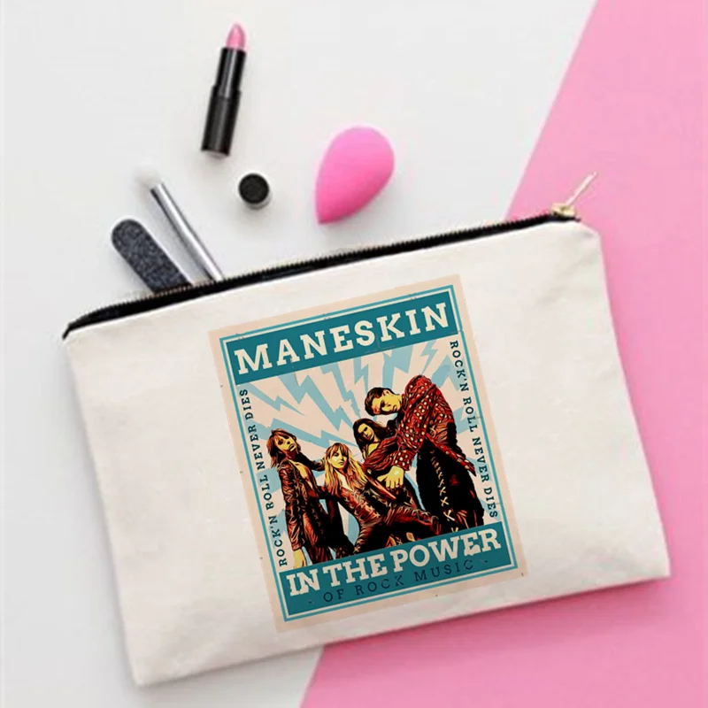 Женский модный органайзер для косметики Maneskin Rainbow Pride ЛГБТ женская сумка