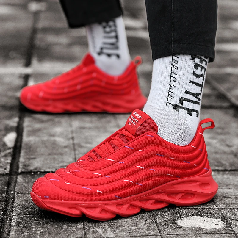 Мужские кроссовки для бега Дышащая Спортивная обувь Воздухопроницаемая