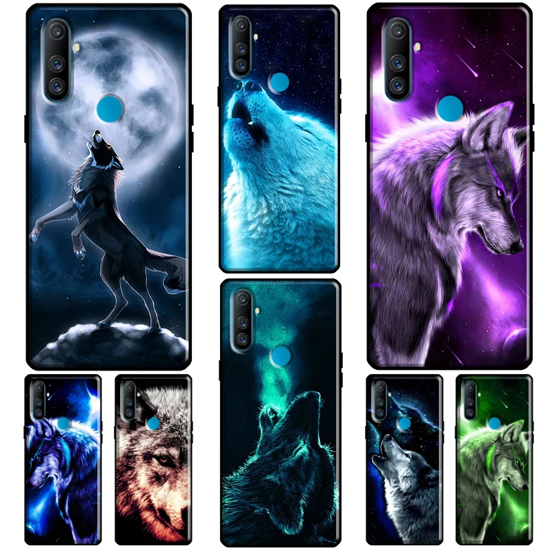 Чехол Snow Wolf для OnePlus 10 9 Pro 8T 9R чехол Realme 9i 8i 8 C3 C11 C21 GT Neo 2 Master Coque | Мобильные телефоны