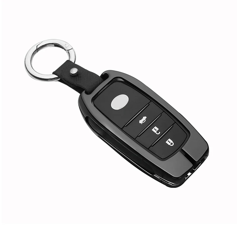 Металлический чехол для автомобильного ключа Toyota Corolla Reiz Avensis Verso Yaris Rav4 Prius Camry Prado